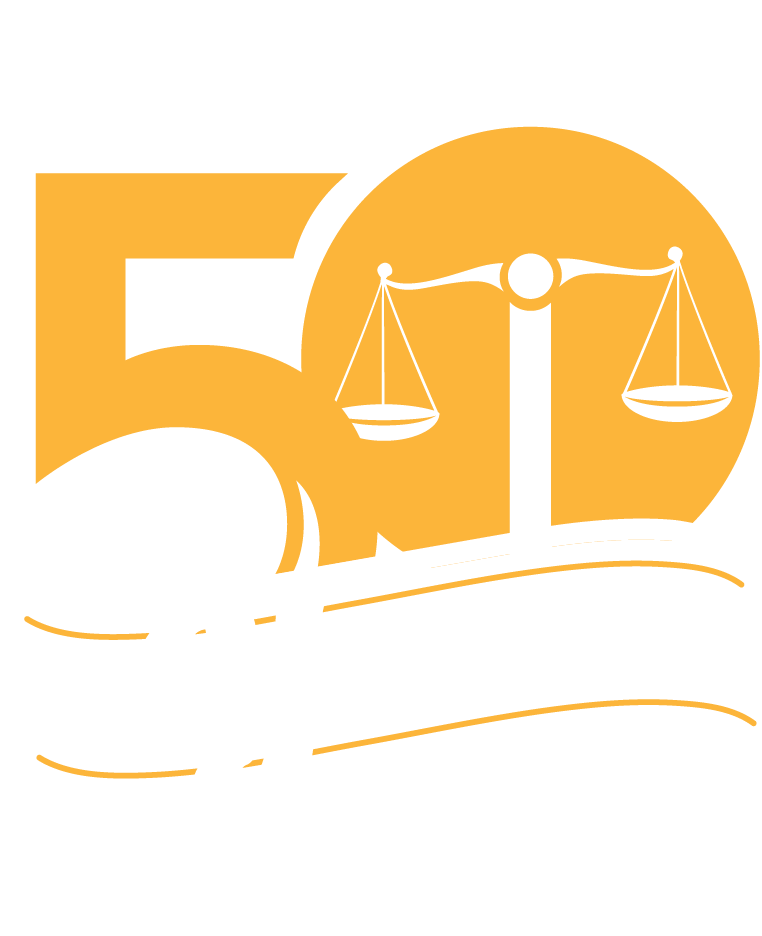 Law School 50 years logo