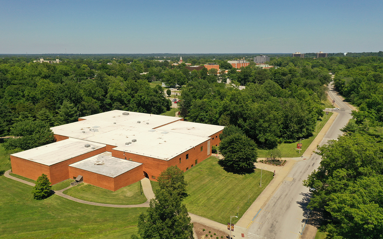SIU Simmons Law Aerial Campus Shot
