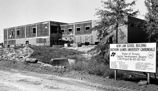 The Lesar Law Building under construction