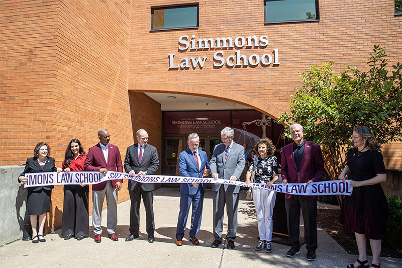 Unveiling of the SIU Simmons Law School name, 2024